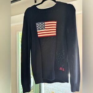 Ralph Lauren American flag sweater